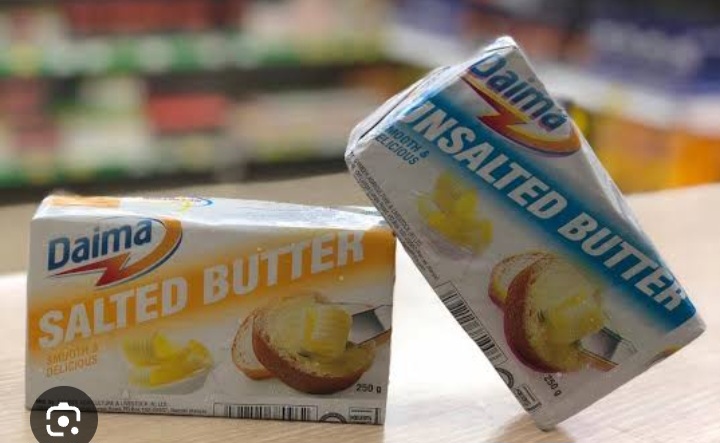 Salted and unsalted butter
