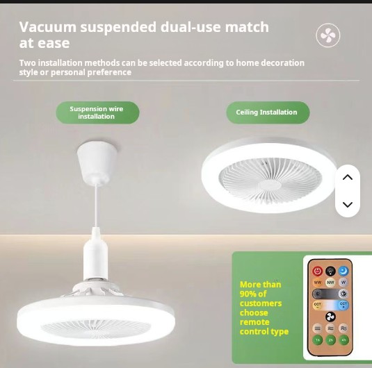 LED 30W E27 Smart Ceiling Fan Light with Remote Control